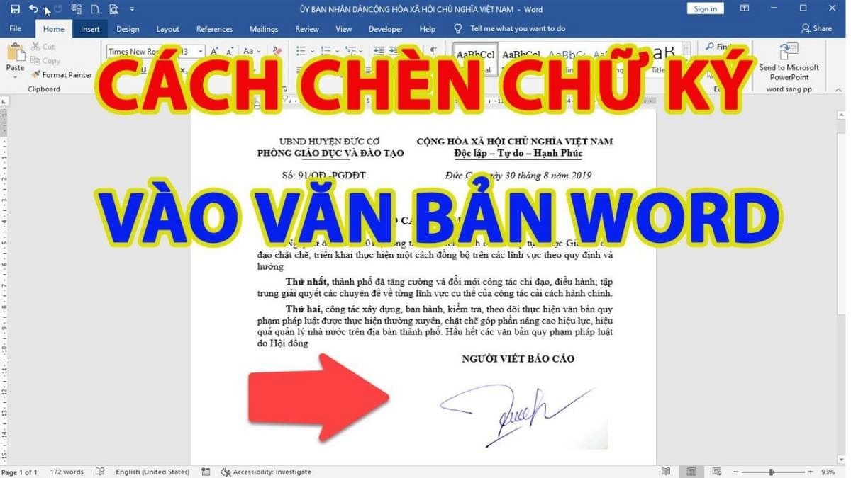 Tổng hợp 4 cách chèn chữ ký vào Word đơn giản bạn cần biết