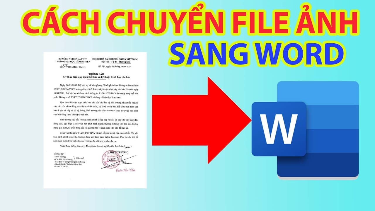 Chi tiết các cách chuyển file ảnh sang Word nhanh nhất