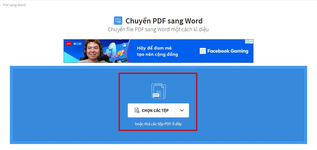 Truy cập vào trang web Small PDF