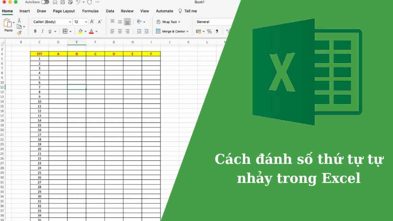 Tổng hợp các cách đánh số thứ tự trong Excel đơn giản