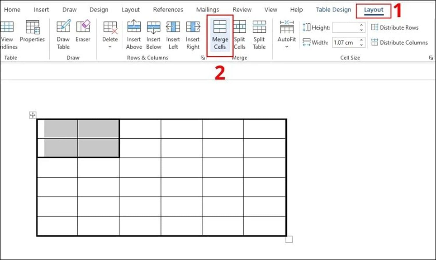 Tại sao cần phải gộp ô trong Excel?