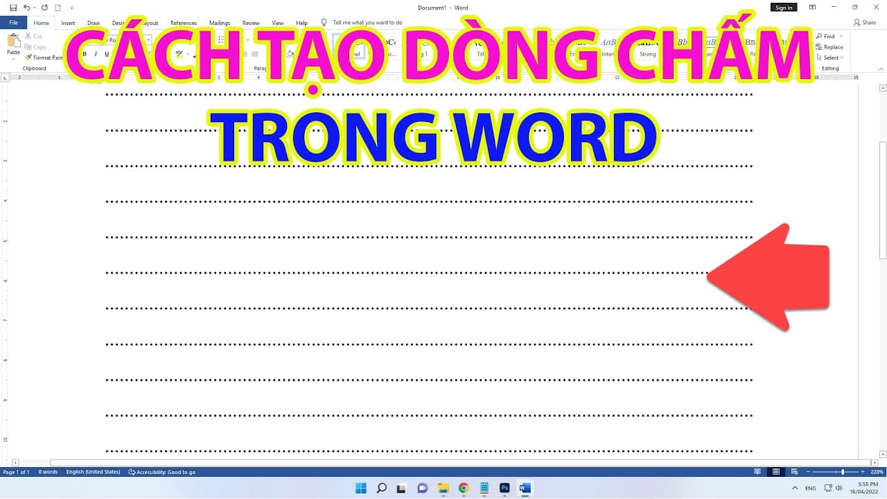 Hướng dẫn các cách tạo dấu chấm trong Word đơn giản nhất 