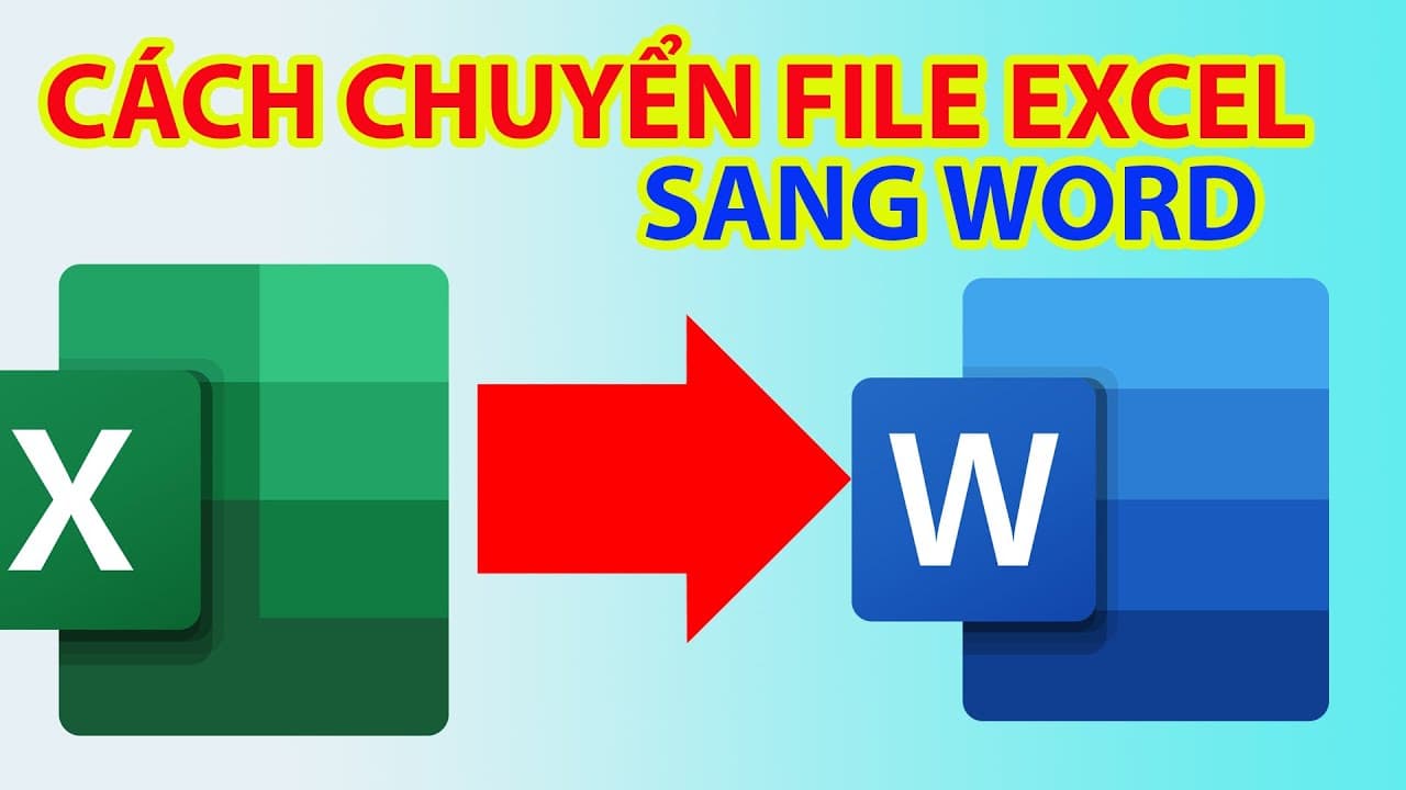 TOP các cách chuyển Excel sang Word cực kỳ đơn giản 