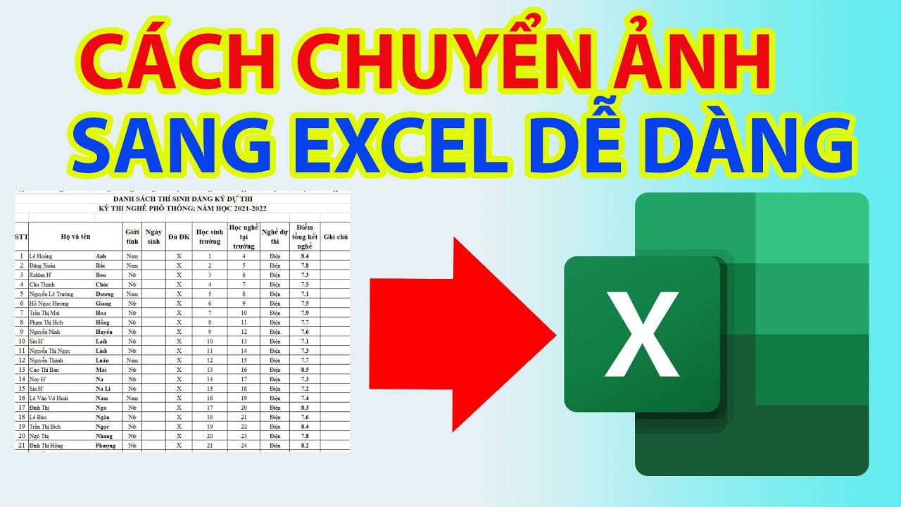 Bỏ túi 5+ cách chuyển ảnh sang Excel nhanh chóng