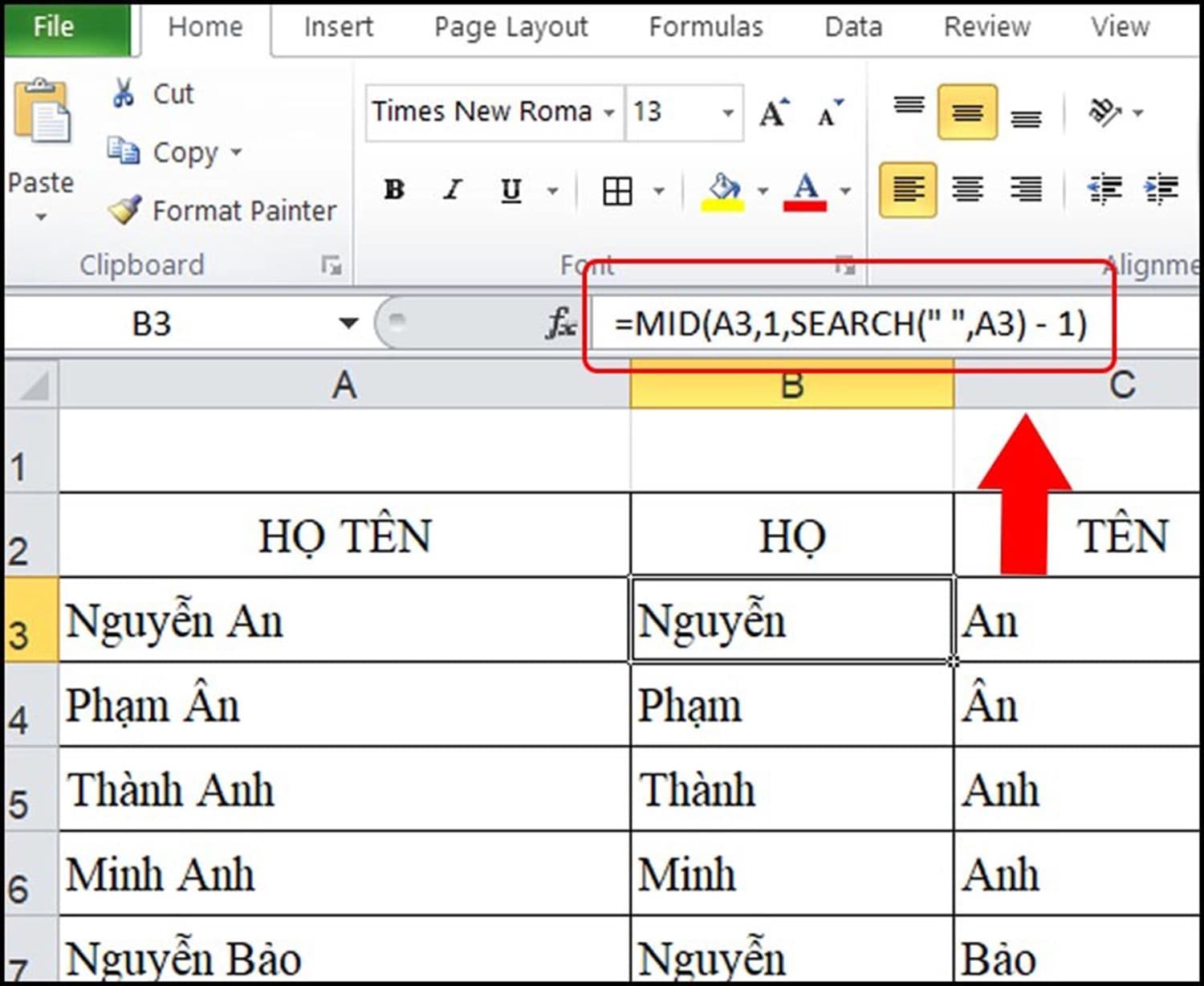 Khám phá chức năng và cách sử dụng hàm MID trong Excel