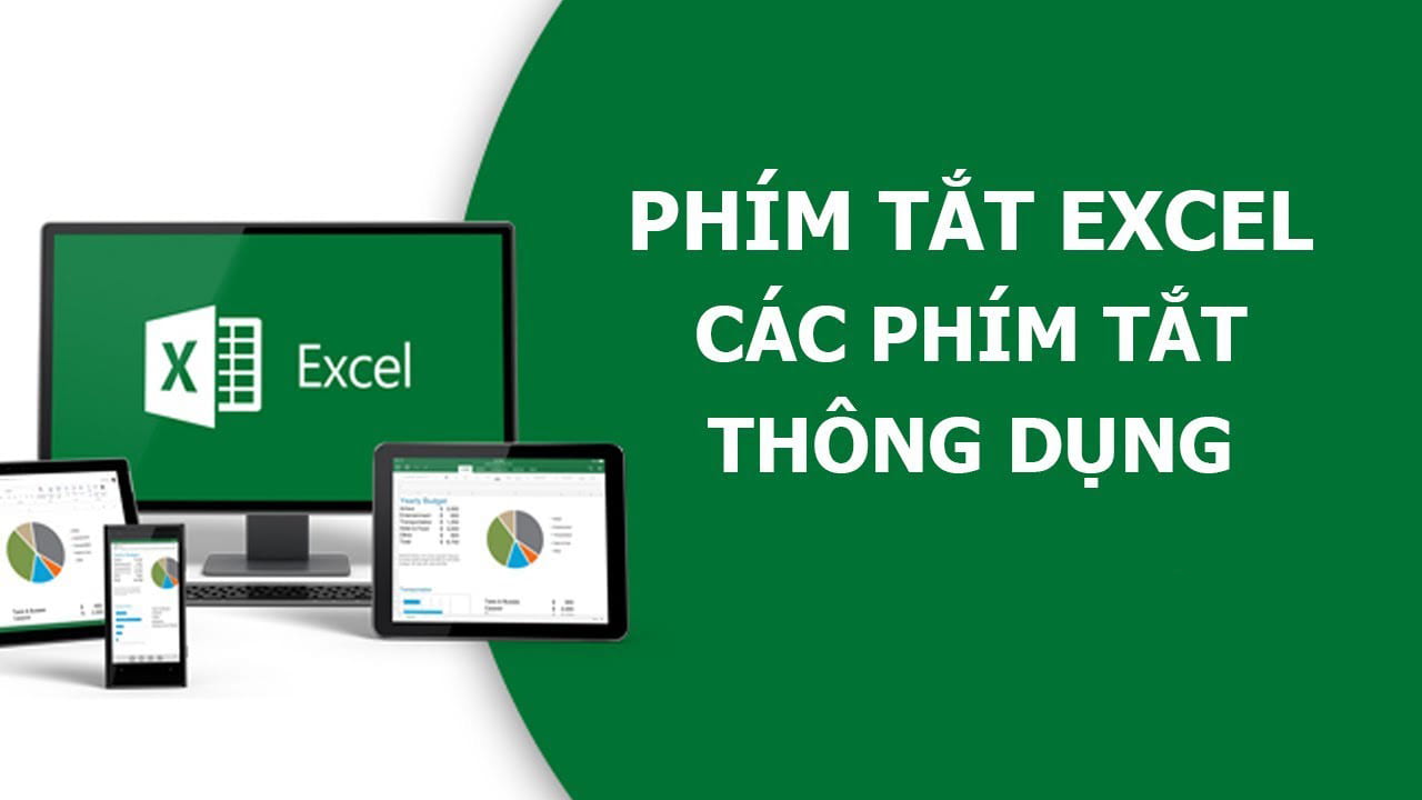 Phím tắt làm việc với Workbook trong Excel 