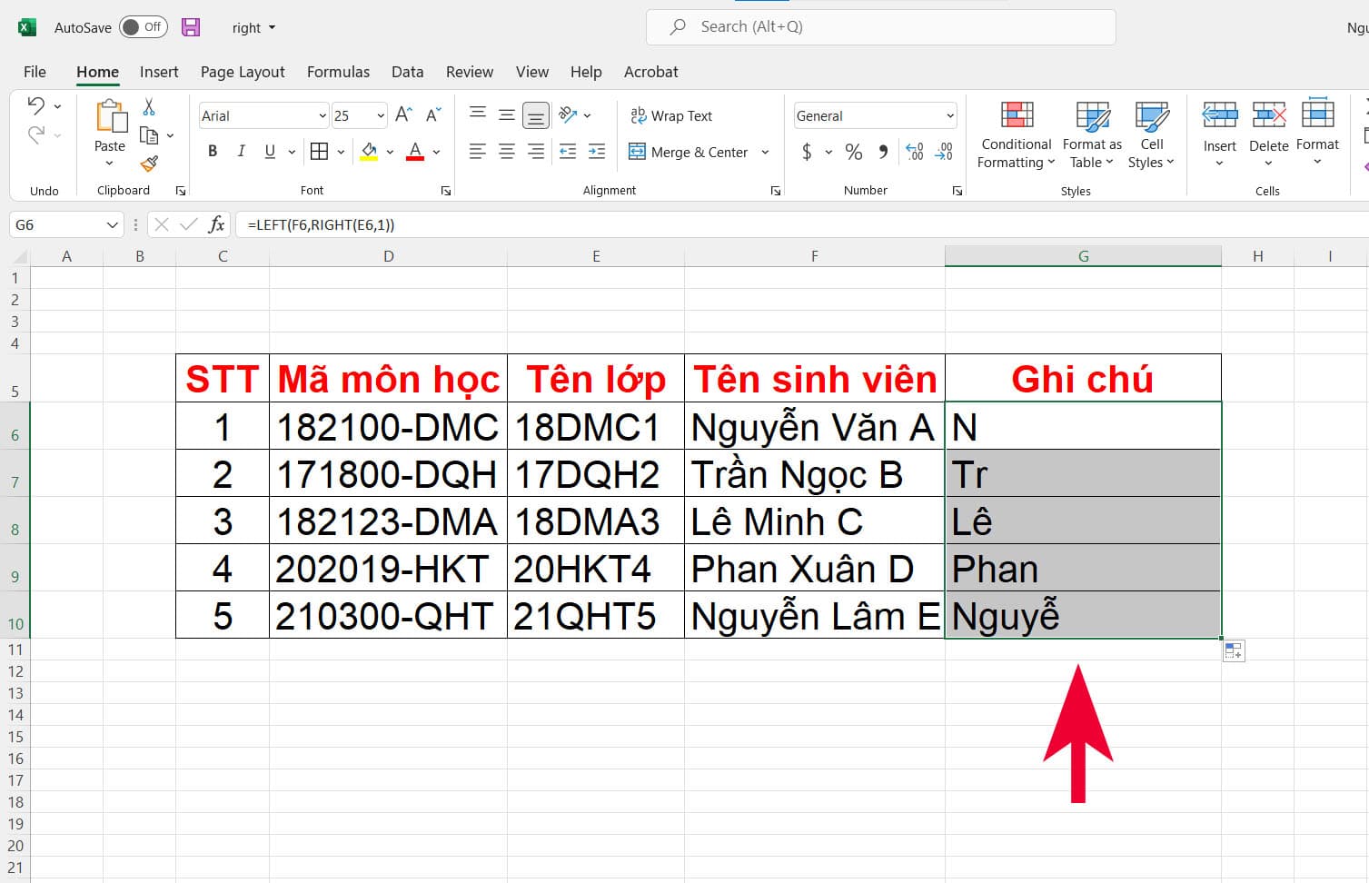 Hàm LEFT trong Excel là gì? Công thức của hàm LEFT 