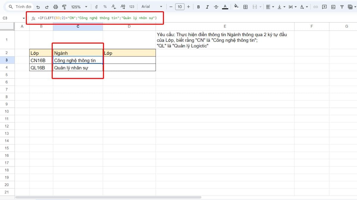 Những công dụng hữu ích của hàm LEFT trong Excel 