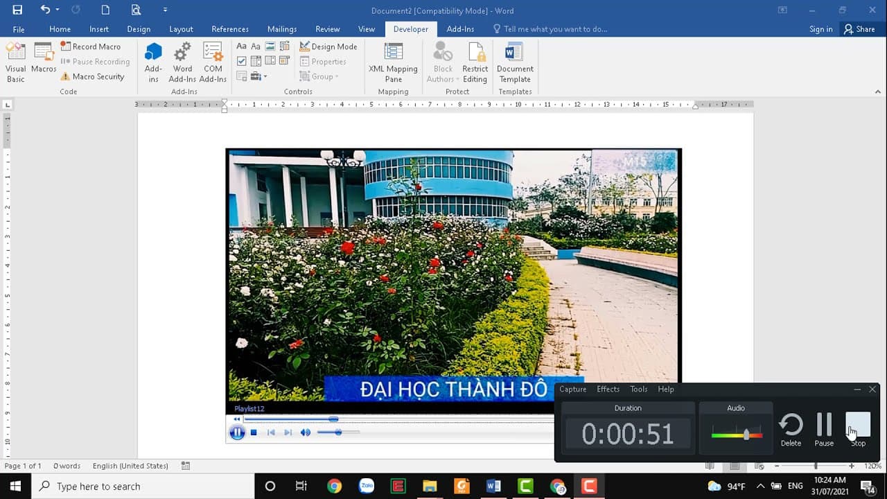 Mục đích của việc chèn video vào Word 