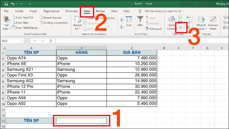 Tại sao nên tạo list trong Excel?