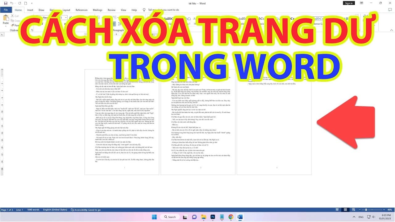 Chi tiết các cách xóa trang dư trong Word cực đơn giản