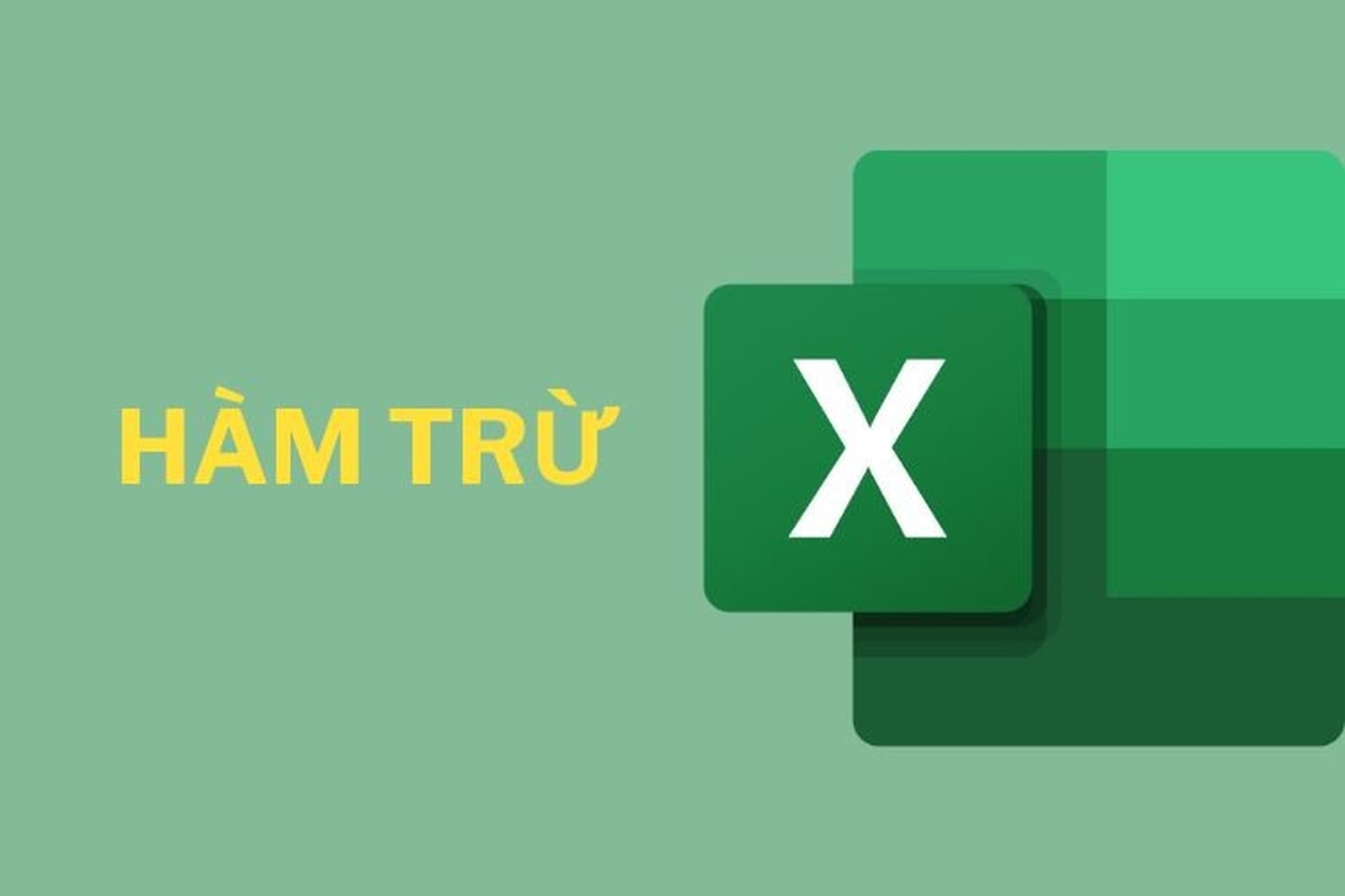 Hướng Dẫn Sử Dụng Phép Trừ Trong Excel: Từ Cơ Bản Đến Nâng Cao