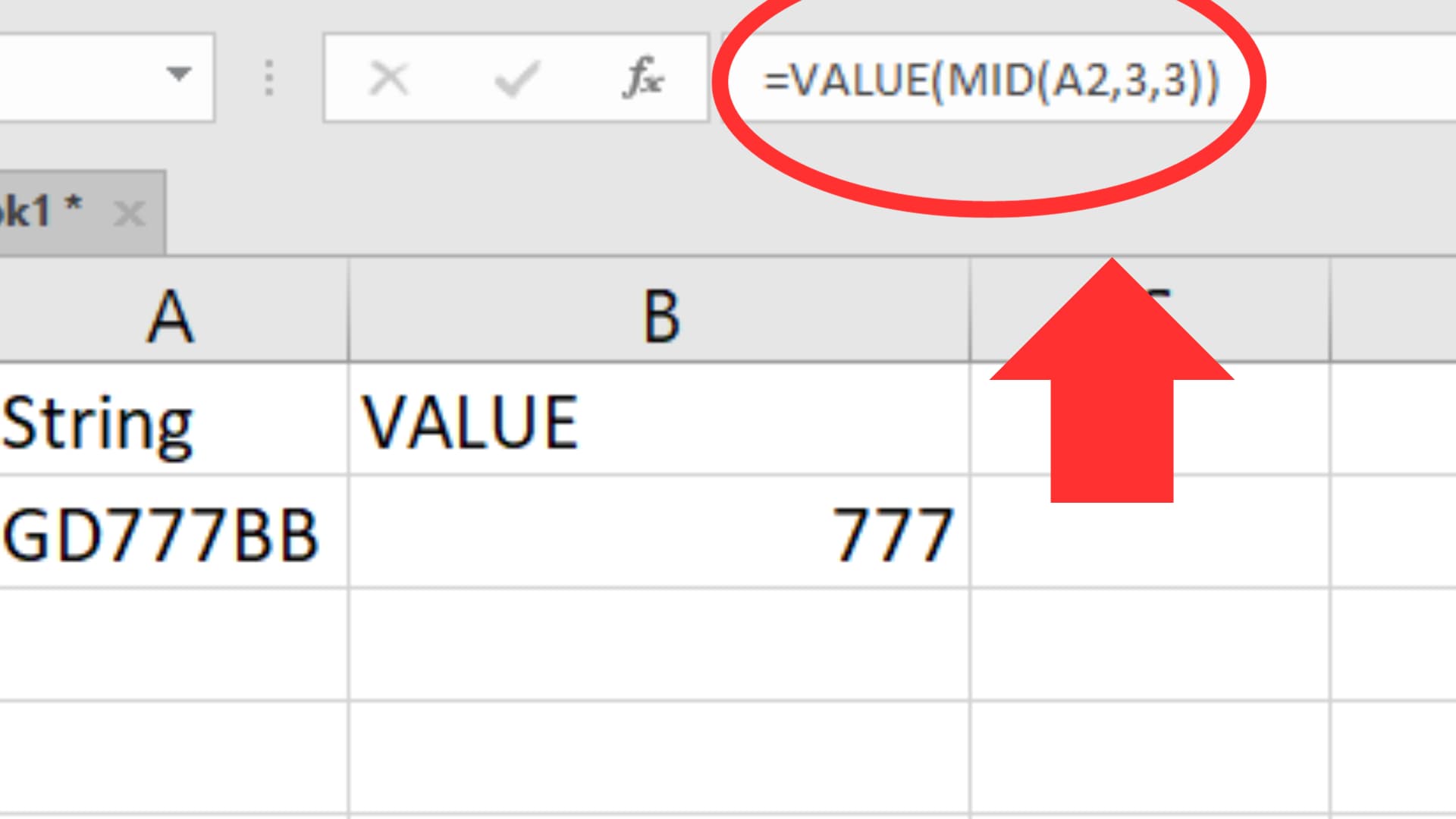 Hàm VALUE trong Excel là gì?