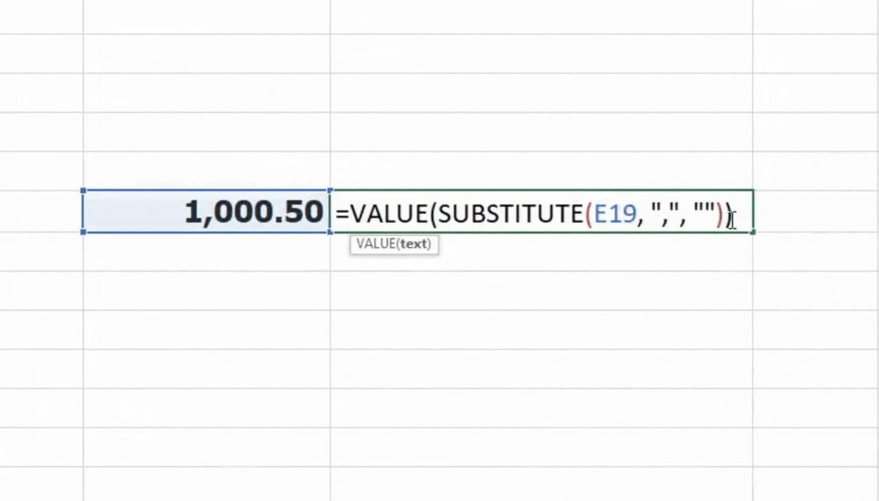 Cách sử dụng hàm VALUE trong Excel